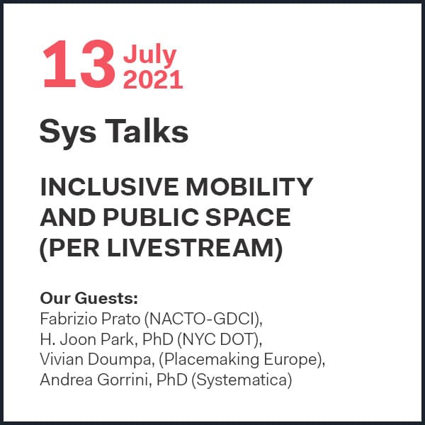 SYS Talks: Inclusive mobility and public space (per Livestream)